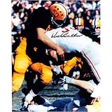 Dick Butkus Illinois Fighting Illini - Tackling in Blue Jersey - 8x10 Autographed Photograph