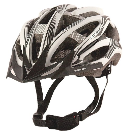 AeroLiteTM AeroStealthTM Carbon Fibre Insert Double In-Mould 24 Vents Adult Bicycle Bike Cycle Helmet CE EN1078 TUV Approvals