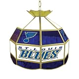 Nhl St. Louis Blues Stained Glass Tiffany Lamp - 16 Inch Diameter