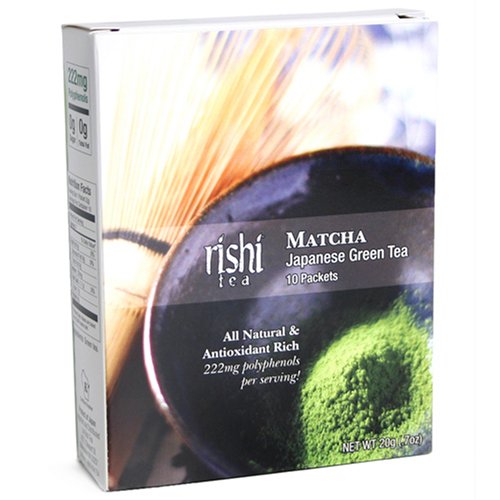 Rishi Tea Matcha Tea Powder, .70-Ounce Boxes (Pack of 2) by Rishi Tea