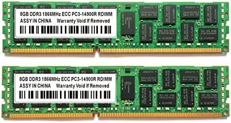TOPARTS DDR3 16GB (2x8GB) 1866 ECC REG 1.5V 240pin PC3-14900R RDIMM 16GB For Mac Pro