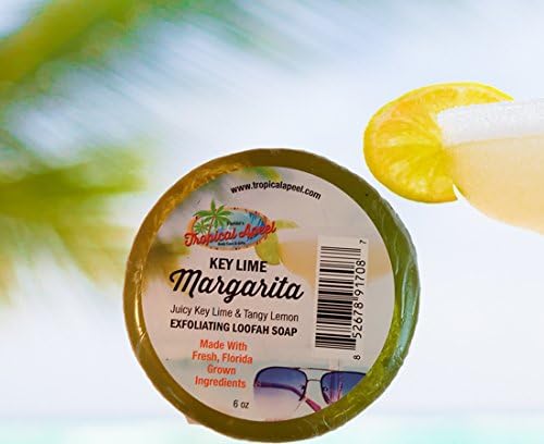 Key Lime Margarita Organic, Exfoliating Loofah Soap