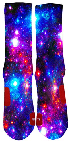 Kalily Brand New Custom Galaxy Elite Socks With Design