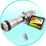 MPEG4 Digital Video Camcorder With Optical Telescope Zoom Lens