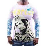 CHRISTIAN AUDIGIER Ed Hardy Respect Platinum Mens Shirt