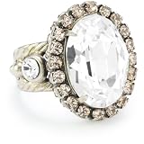 Sorrelli Snow Bunny Neutral Crystal Oval Cockt
