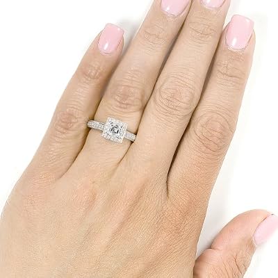 Asscher Cut Diamond Ring