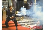 Posters: Scarface Poster - Al Pacino - Say Hello To My Little Friend! (36 x 24 inches)