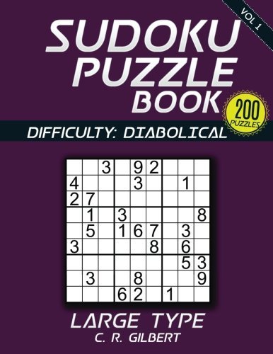 SUDOKU Puzzle Book - DIABOLICAL (Volume 1)