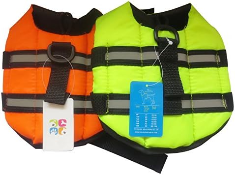 eBelken Sporty Dog Life Jacket, Dog Flotation Jacket, Pet Swimming Jacket (XS, Green)