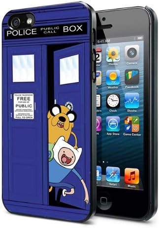 Adventure Time Finn and Jake Tardis Police Box Case (iPhone 5 5s)
