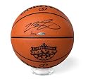 Lebron James Autographed Basketball Engraved with 2009 NBA MVP Logo