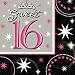 Sweet 16 Sparkle Lunch Napkins 16ct