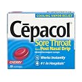 Cepacol Sore Throat from Post Nasal Drip, Cherry, 18 ea