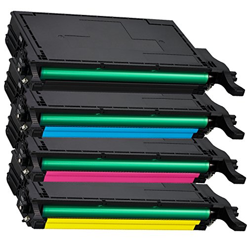 4 Inktoneram® Replacement toner cartridges for Samsung CLP-620 Toner Cartridges CLT-K508L CLT-C508L CLT-M508L CLT-Y508L replacement for Samsung CLP620 Combo Set CLX-6220FX CLX-6250FX CLP-670ND CLP-670N CLP-620ND