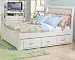 Laguna Beach Full Sleigh Bed shown with optional Trundle/Storage