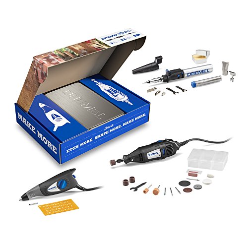 Dremel 2290 3-tool craft & hobby maker kit with 200-series ro…