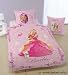 Spielwaren : Bettwäsche Barbie The Diamond Castle 2 - BIBER - Barbie und das Diamantschloss - Weihnachtsthema 2008 rose