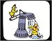 Mouse Pad with having, water, bath, duck, chicken, barnyard, pump, animal, farm