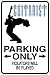 (Spt100) Reserved for Guitar Player Guitarist Aluminum Sports Novelty Parking Sign