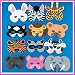 Foam Jungle Zoo Animal Masks (1 dz) - for Animal Birthday Party Favors