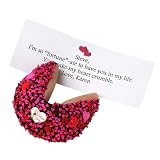 Good Fortunes® Gigantic Valentines Dark Chocolate Fortune Cookie