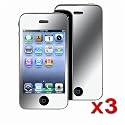3-Pack Apple iPhone 4G Combo Mirror LCD Screen Protector for Apple iPhone 4G
