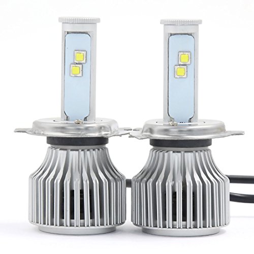 uxcell® 120W H4 9003 LED Headlight Kit 6000K 9600LM ETI LED Hi low Beam Bulbs for Headlight Replacement (Set of 2)