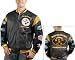 Pittsburgh Steelers Super Bowl XLIII Champions Commemorative Leather Jacket - Medium