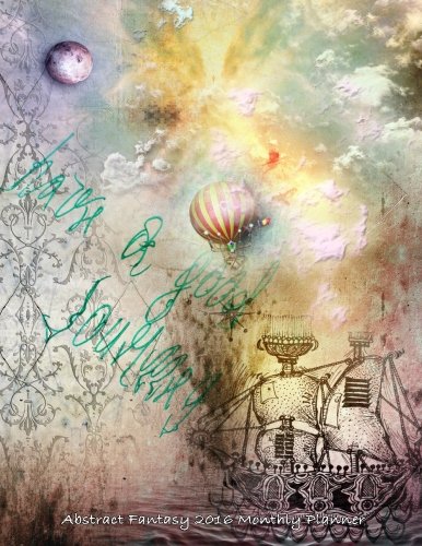 Abstract Fantasy 2016 Monthly Planner