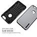 TOTU iPhone 6S Plus Case, [Armor Series] Dual Layer Case, Premium Hybrid Heavy Duty [Shock-Absorption] Compatible with Apple iPhone 6 Plus (2014) & iPhone 6S Plus (2015)- Space Gray/Black
