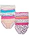 Caramel Cantina Big Girls Cotton Bikini Panty 10 Pack