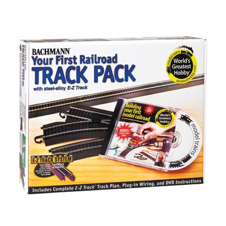 Bachmann Trains Snap - Fit E - Z Track Steel Alloy World's Greatest Hobby Track Pack