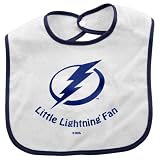 NHL McArthur Tampa Bay Lightning Infant White Little Fan Bib