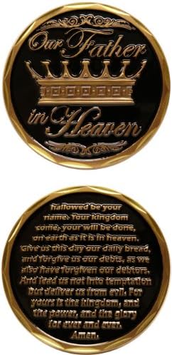 The Lord's Prayer Challenge Coin
