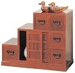 Best Luxury Anniversary Father's Gift Ideas for Him - 32" Japanese Style CD Case Cabinet Step Tansu