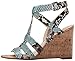 Nine West Women's Farfalla Synthetic Wedge Sandal
