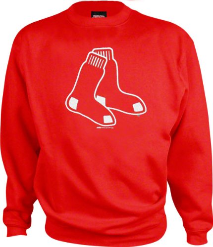 Boston Red Sox Red Primary Logo Crewneck Sweatshirt