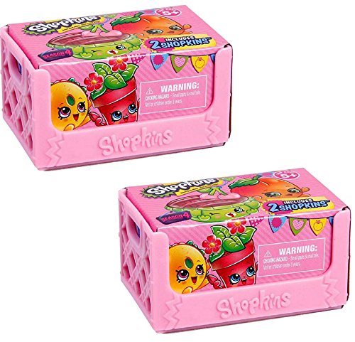 BUNDLE OF TWO Shopkins Season 4 2-Packs Fashion Spree 2 Shopkins In a Basket