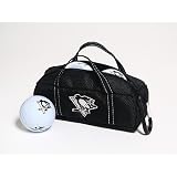 Hockey Stick Putters Pittsburgh Penguins Mini Golf Bag With 3-Pack Golf Balls
