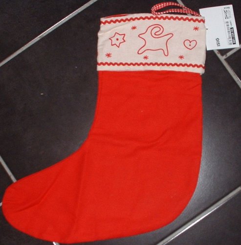 Ikea ISIG Christmas Stocking Sock Xmas