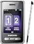 Samsung D980 Duos - Unlocked Dual Sim TriBand Cellular Phone - 5MP Camera, Touchscreen, FM Radio - International Version with No Warranty (Black)