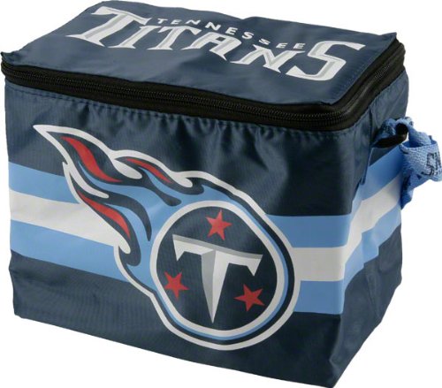 Tennessee Titans Lunch Bag: 6 Pack Zipper Cooler