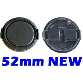 52mm Black Plastic Lens Cap for Canon EF 50mm f/1.8 II EF, 35mm f/2