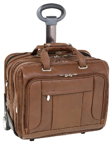 McKleinUSA WEST TOWN 15704 S Series Fly-Through Checkpoint-Friendly 17-Inch Detachable-Wheeled Laptop Case (Brown)