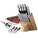 Kitchen & Housewares : Chicago Cutlery Fusion 18 piece Block Set with  Bonus Omaha Steaks, Shear, and Cheese Knife Set
