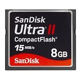 SanDisk 8GB/15MB Ultra II CF Card (SDCFH-008G, BULK Package)