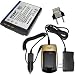 HQRP Battery and Battery Charger compatible with Sony Cyber-shot DSC-P200/R, DSC-P200/S, DSC-T30, DSC-T30/B Digital Camera Replacement plus HQRP Euro Plug Adapter