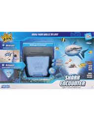 From Amazon.com. Click for details:
 Uncle Milton Wild Walls Shark Encounter, Light and Sound Room Decor Uncle Milton Wild Walls Shark Encounter, Light and Sound Room Decor