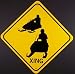 SNOWMOBILE XING Aluminum Sign